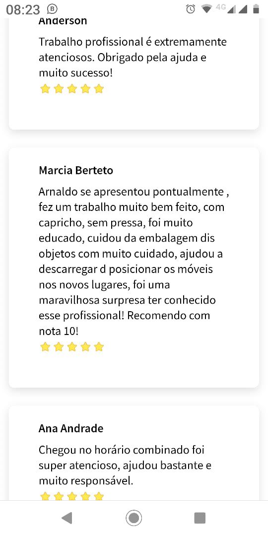 Mais avaliações do GetNinjas