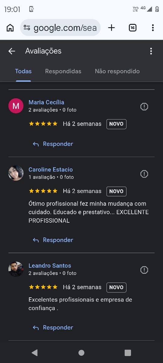 Avaliações Google adicionais
